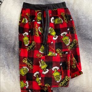 Grinch Christmas Fluffy PJ pants